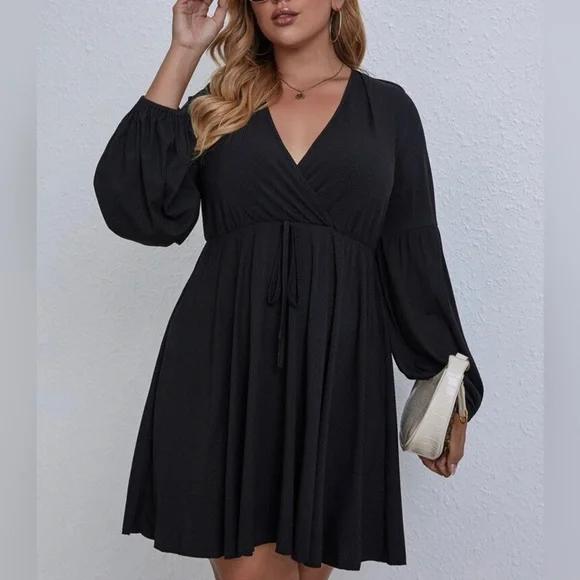 chinese dress ladies SheIn Women's Scoop Neck Long Sleeve Solid Maxi Bodycon Dress Black  X-Small: Buy Online at Best Price in Egypt
